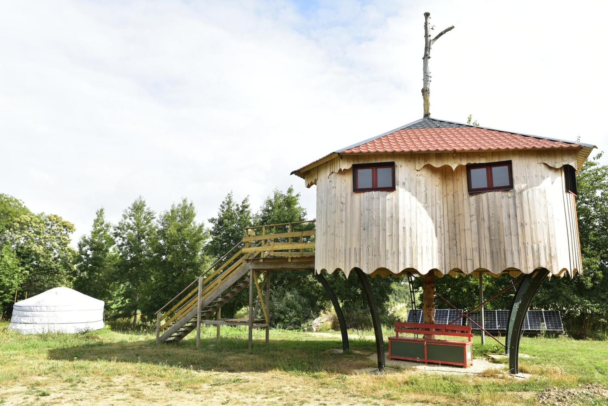 Yourte Roulotte Et Gite De La Laita Clohars-Carnoet Bagian luar foto